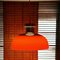 Space Age Kartell KD7 Orange Pendant Lamp, 1960s 4