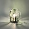 Lampada da tavolo vintage in vetro di Murano ghiacciato di Vetrerie Mazzega, anni '70, Immagine 6