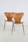 Sedie modello 3107 in pino di Arne Jacobsen per Fritz Hansen, 1976, set di 2, Immagine 1