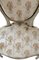 Sillas medallón estilo Luis XVI en blanco a la cal. Juego de 2, Imagen 5