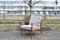 Mid-Century Walnut Easy Chair from Knoll Antimott, 1960s 11