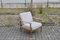 Mid-Century Walnut Easy Chair from Knoll Antimott, 1960s 4