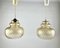 Vintage Pendant Lamp in Iridescent Glass, Germany, 1970s, Image 1