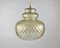 Vintage Pendant Lamp in Iridescent Glass, Germany, 1970s 5
