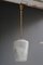 Deckenlampe aus Muranoglas & Messing von Seguso, 1940er 14