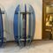 Space Age Italian Blue and Gray Glass Wall Sconces from Veca, 1960s, Set of 2 9