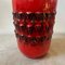 Fat Lava German Red and Black Ceramic Vase, 1970s, Image 2