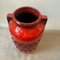 Fat Lava German Red and Black Ceramic Vase, 1970s 10