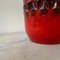 Fat Lava German Red and Black Ceramic Vase, 1970s 11
