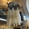Lámpara de araña modernista grande en cascada de cristal de Murano atribuida a Mazzega, años 70, Imagen 10