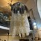 Large Modernist Murano Glass Cascade Chandelier attributed to Mazzega, 1970s 10