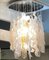 Large Modernist Murano Glass Cascade Chandelier attributed to Mazzega, 1970s 5