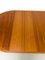 Danish Round Teak Dining Table with Extensions from CFC Silkeborg, 1970s, Image 4