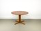 Danish Round Teak Dining Table with Extensions from CFC Silkeborg, 1970s 1