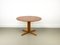 Danish Round Teak Dining Table with Extensions from CFC Silkeborg, 1970s, Image 1
