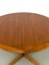 Danish Round Teak Dining Table with Extensions from CFC Silkeborg, 1970s 8