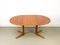 Danish Round Teak Dining Table with Extensions from CFC Silkeborg, 1970s, Image 11