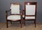 Directoire Armchairs in Mahogany and Bronze, 19th Century, Set of 2 13