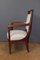 Directoire Armchairs in Mahogany and Bronze, 19th Century, Set of 2 7