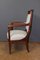 Directoire Armchairs in Mahogany and Bronze, 19th Century, Set of 2, Image 7
