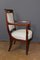 Directoire Armchairs in Mahogany and Bronze, 19th Century, Set of 2 5