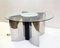 Italian Space Age Coffee Table in Steel with Lighting, 1970s, Image 5