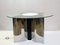 Italian Space Age Coffee Table in Steel with Lighting, 1970s 7