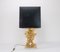 Hollywood Regency Table Lamp Base in Bronze and Quartz by Claude Victor Boeltz, 1980s, Image 3