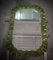 Italian Murano Green Art Glass and Brass Console / Wall Mirror, 2000s 4