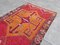 Red Orange Soft Hallway Rug, 1960s 6