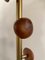 Mid-Century Style Teak and Brass Coat Stand 5