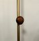 Mid-Century Style Teak and Brass Coat Stand, Image 6