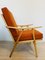 Orange Boomerang Armchair from Ton, Former Czechoslovakia, 1960s, Image 5