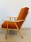 Orange Boomerang Armchair from Ton, Former Czechoslovakia, 1960s, Image 4