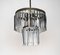 Art Nouveau Ceiling Lamp in Crystal & Glass, 1950s, Image 4