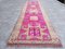 Vintage Pink Runner Rug, 1960 4