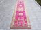 Vintage Pink Runner Rug, 1960 1