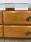 Italienisches Sideboard aus Holz, Wurzelholz & Messing, 1950er 3