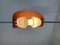 Italienische Stehlampe mit Marmorfuß, Metallstruktur, Holz & Glas, 1950er 8