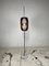 Italian Floor Lamp with Marble Base, Metal Structure, Wood and Glass, 1950s 1