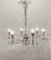 Large Art Deco Murano Glass Chandelier, 1940s, Image 5