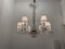 Large Art Deco Murano Glass Chandelier, 1940s 13