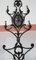 Art Nouveau Cast Iron Coat Rack from Fratelli Corneau 3