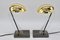 Brass and Acrylic Glass Table Lamps, France, 1960s, Set of 2, Image 1