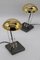 Brass and Acrylic Glass Table Lamps, France, 1960s, Set of 2 11