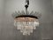 Bronze & Crystal Pendant Light, 1940s, Image 4