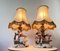 Italian Porcelain Dresden Style Romantic Figural Table Lamps by Capodimonte, 1930s, Set of 2 6