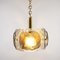Luxurious Pendant Lamp with Murano Glass from KAISER Germany, 1970s 3