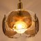 Lampe à Suspension Luxueuse avec Verre de Murano de KAISER Germany, 1970s 8