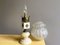 Lámpara de mesa portuguesa estilo Art Déco de mármol, años 60, Imagen 3